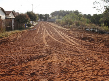 Jardim Brasília recebe serviço de topografia