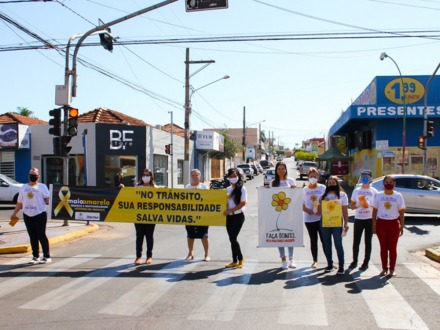 DEMUTRAN realizou ações para lembrar “Maio Amarelo” em Paranaíba