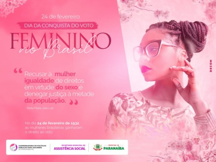 Hoje é comemorado os 90 anos do Direito ao Voto Feminino