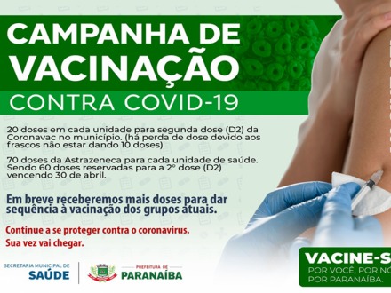 Vacinas recebidas de Coronavac são insuficientes para atender demanda da segunda dose