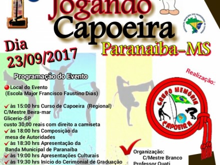 Gradua��o marca encontro de capoeiristas