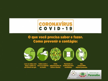 Secretaria Municipal de Saúde orienta que medidas de prevenção da COVID-19 devem continuar durante e após vacinação em Paranaíba