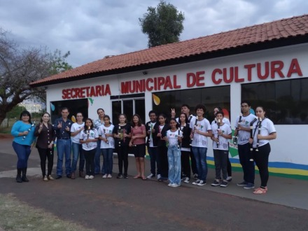 Projeto Municipal recebe novos instrumentos da Fundação de Cultura de Mato Grosso do Sul