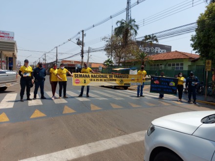Paranaíba inicia Semana Nacional de Trânsito com Blitz Educativa