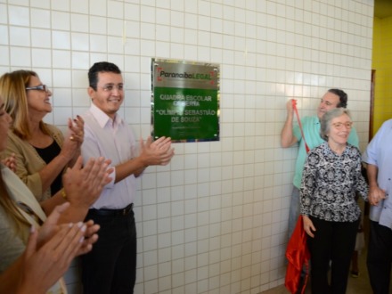 Complexo esportivo � inaugurado na Escola Ign�cio Jos� da Silva