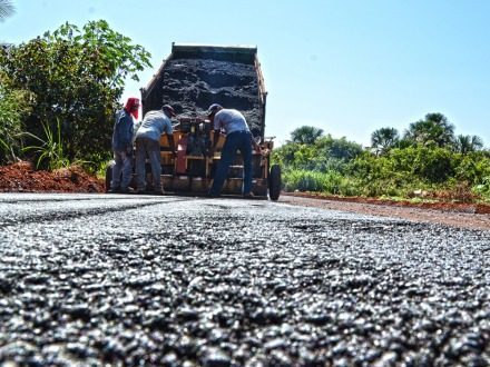 Pavimenta��o no Jardim Am�rica II continua