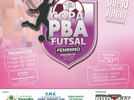 Doze Equipes de quatro estados na 1� Copa PBA de Futsal Feminino