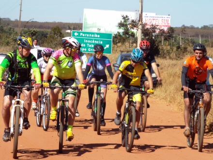 Equipes da TV Interativa e SBT  em Parana�ba gravam chamadas para 2� desafio das trilhas de mountain bike