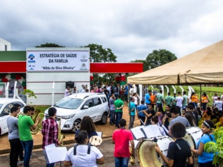 Obra de postinho parada h� mais de cinco anos � inaugurada em Parana�ba