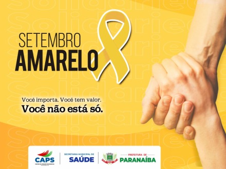 Setembro Amarelo: Caps I divulga a programação de palestras durante o mês