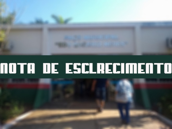 Nota de esclarecimento