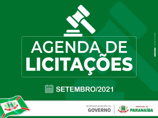 Paranaíba divulga as próximas licitações