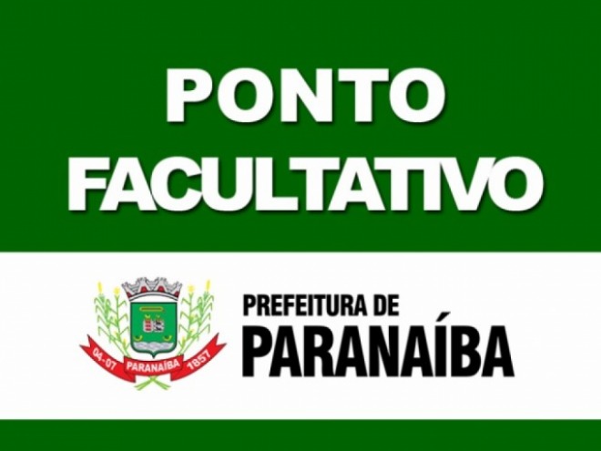 Ponto facultativo na prxima sexta-feira Ponto facultativo na prxima sexta-feira