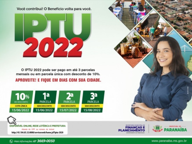 IPTU 2022 tem vencimento da 2ª parcela nesta sexta-feira