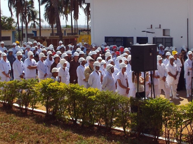 Presidente da Marfrig prestigia reinicio de abate em Parana�ba