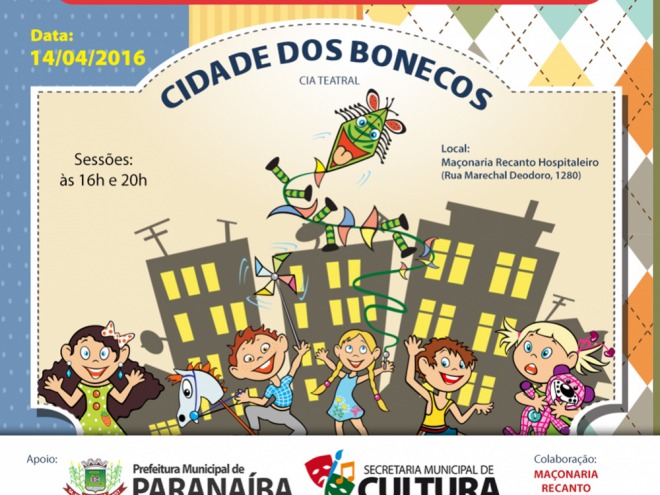 Espet�culos infantis animam Parana�ba nesta quinta-feira