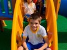 Crianças se divertem no Espaço Kids