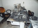 V�ndalos atacam e incendeiam creche do municipio