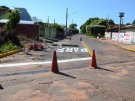 Faixas de sinaliza��o s�o refor�adas no Bairro de Lourdes