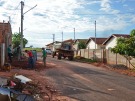Prefeitura constr�i cal�ada no Jardim Am�rica
