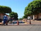 Demutran sinaliza ruas no Jardim Am�rica