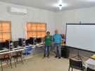 Nova sala de inform�tica � constru�da na escola Jo�o Chaves