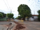 Canaleta � constru�da na Rua Maria C�ndida