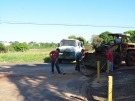 Limpeza � realiza no Bairro Industrial de Lourdes