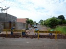 Canaleta � constru�da no Bairro de Lourdes