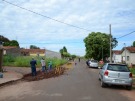 Canaleta � constru�da no Bairro de Lourdes