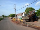 Prefeitura constr�i valeta no Jardim Am�rica