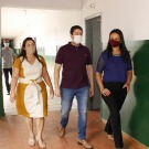Entega de ar condicionado Escola Maria Luiza