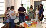 Entega de ar condicionado Escola Maria Luiza