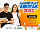 Rede Municipal de Ensino abre matrículas para novos alunos nesta segunda-feira, 17