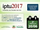 Segunda parcela do IPTU 2017 vence amanh�