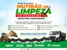 Prefeitura de Paranaíba fará mutirão de limpeza de uma semana em três bairros