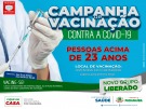 Paranaíba baixa faixa etária para 23 anos na vacinação de COVID-19