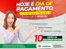 Servidores de Paranaíba receberam salário de outubro no Dia do Servidor Público